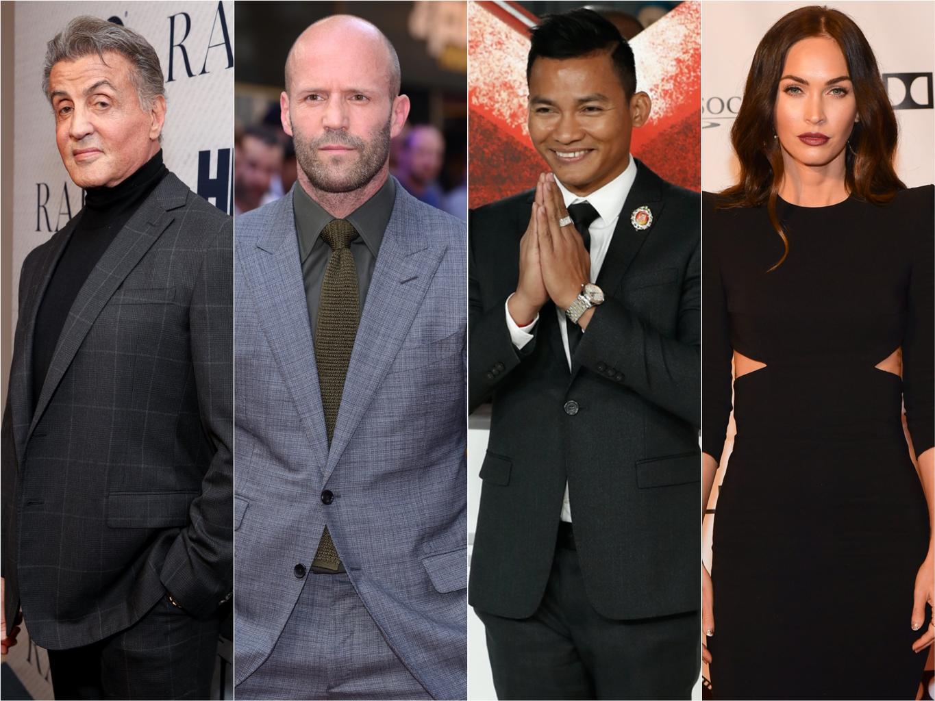 stallone statham jaa fox - «جیسون استاتهام» و «مگان فاکس» در جمع بازیگران «بی‌مصرف‌ها ۴»